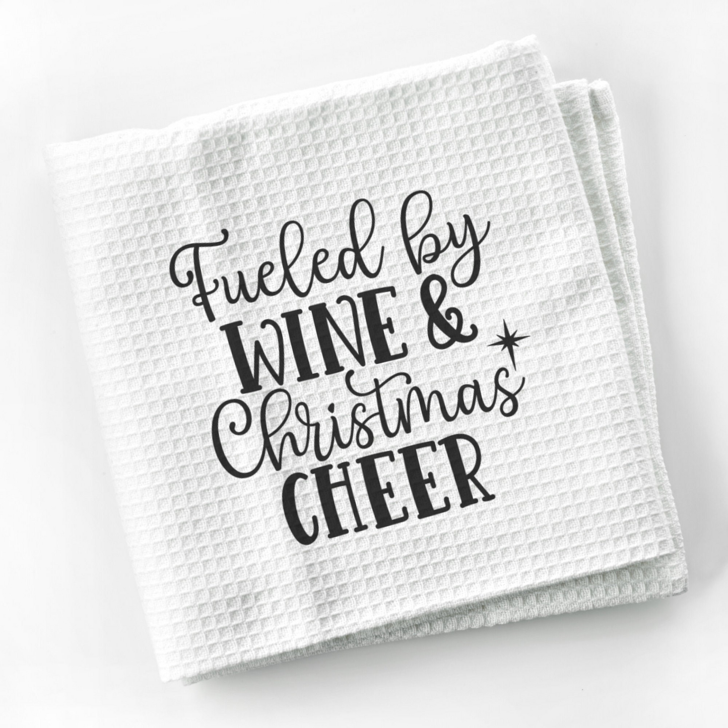 Funny Christmas Kitchen Towel with Sarcastic Quote | Decorative Christmas Hand Towel Funny Saying for Kitchen or Bathroom| Christmas Towel