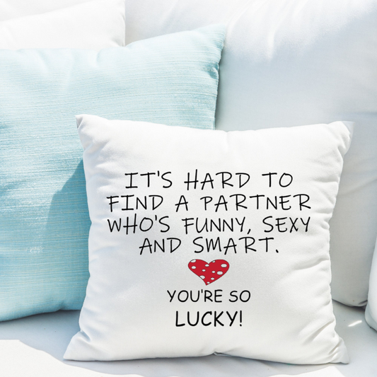 Valentine Pillow Cover, Heart Pillow, Funny Valentines Gift, Funny Pillow Cover, Sarcastic Valentine, Funny Pillow, Valentine Pillowcase