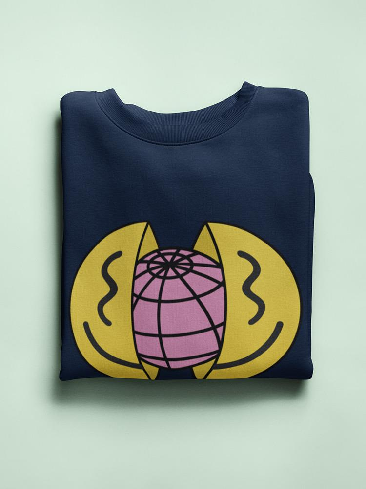 Abstract Smile W Globe Hoodie or Sweatshirt -Image by Shutterstock