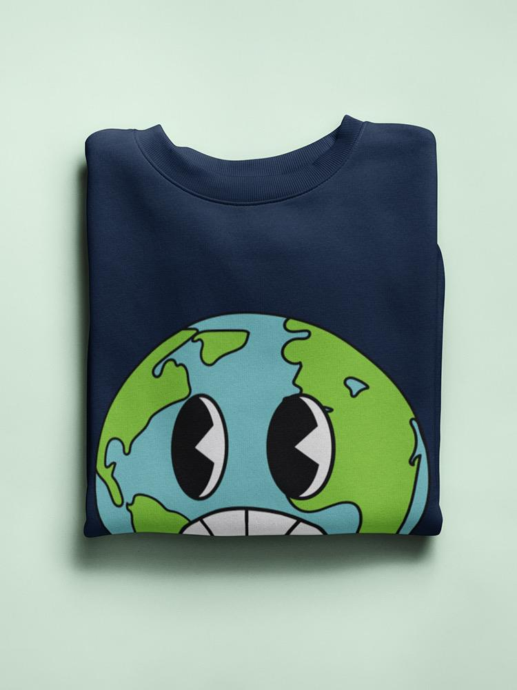 Worried World Toon Style Hoodie or Sweatshirt -Image by Shutterstock