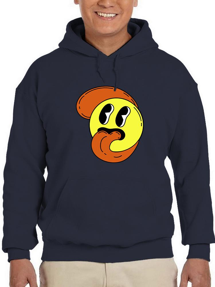 Cartoon Style Smiling Face Hoodie or Sweatshirt -Image by Shutterstock