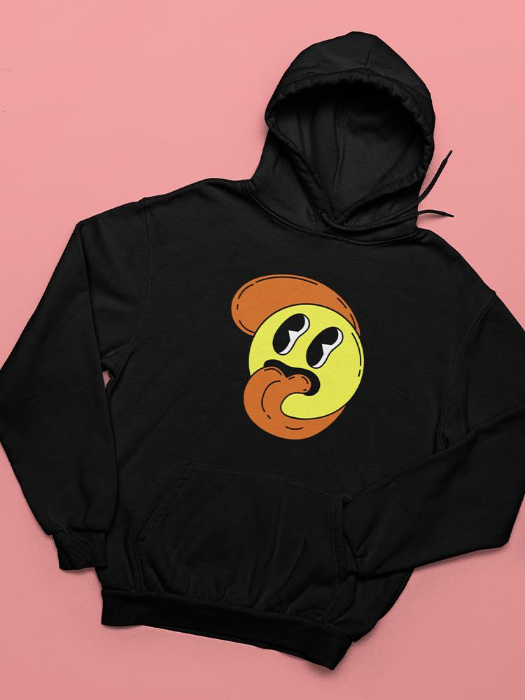 Cartoon Style Smiling Face Hoodie or Sweatshirt -Image by Shutterstock