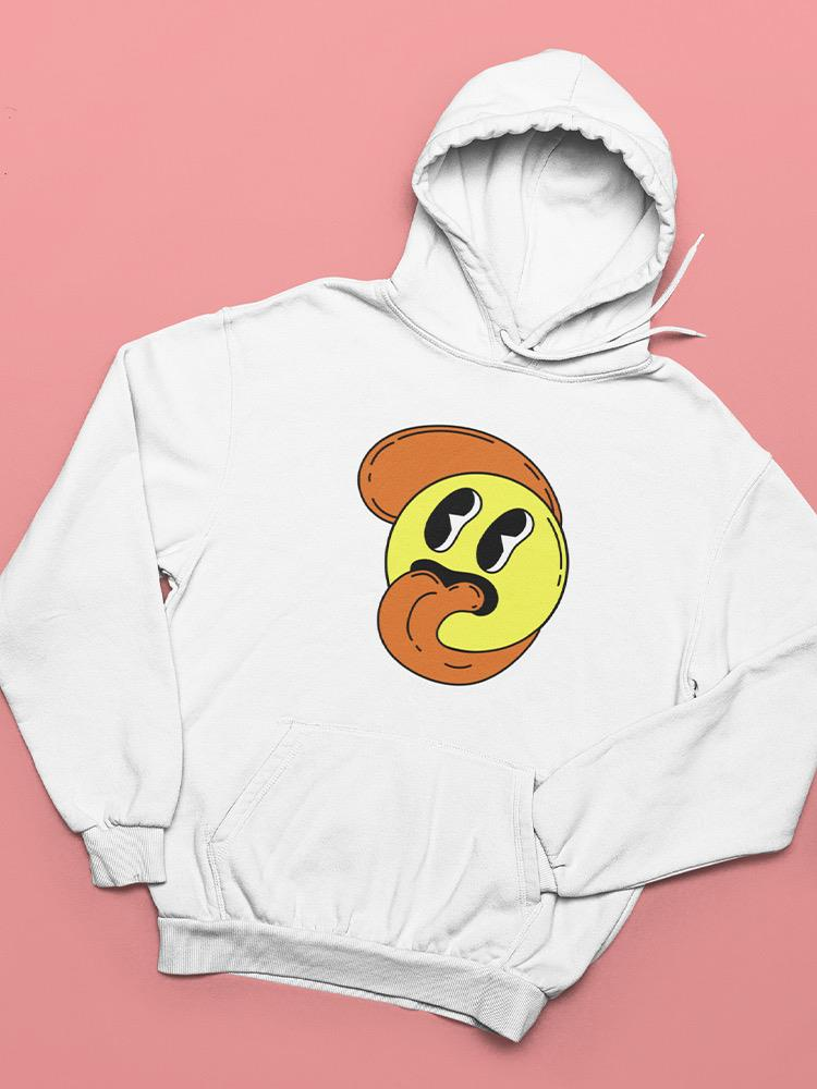 Cartoon Style Smiling Face Hoodie or Sweatshirt -Image by Shutterstock