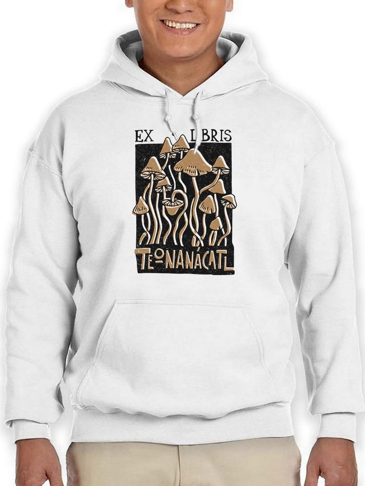 Teonanacatl Stencil Art Hoodie or Sweatshirt -Image by Shutterstock