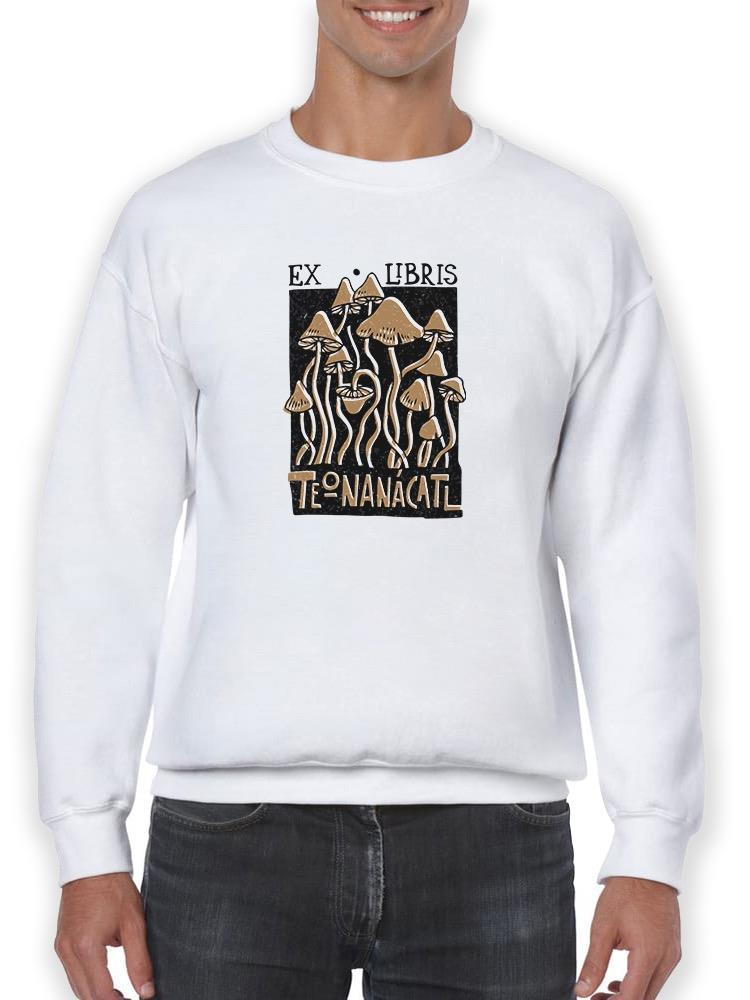 Teonanacatl Stencil Art Hoodie or Sweatshirt -Image by Shutterstock