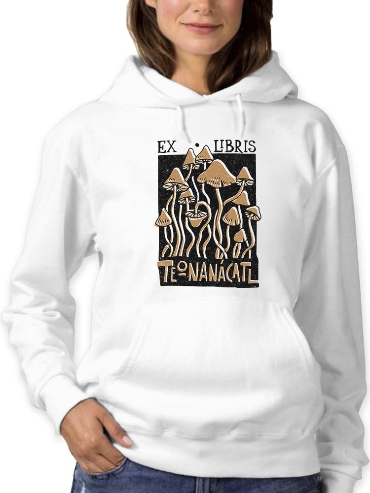 Teonanacatl Stencil Art Hoodie or Sweatshirt -Image by Shutterstock