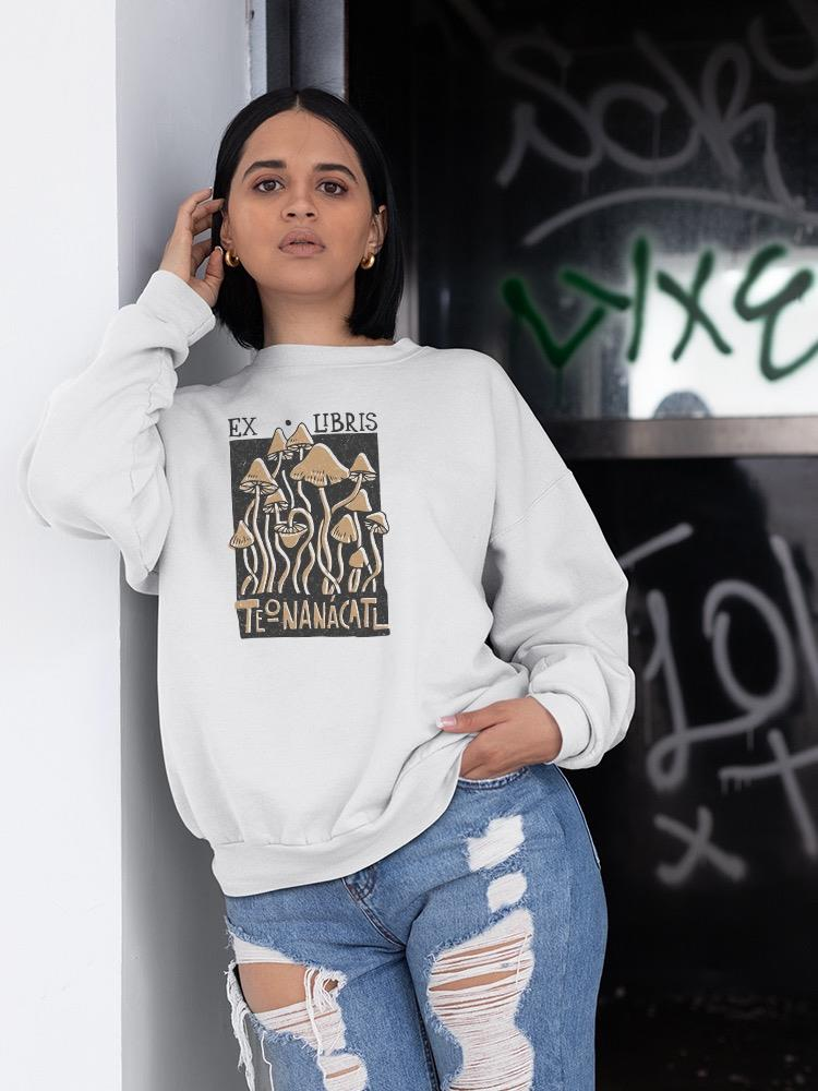 Teonanacatl Stencil Art Hoodie or Sweatshirt -Image by Shutterstock