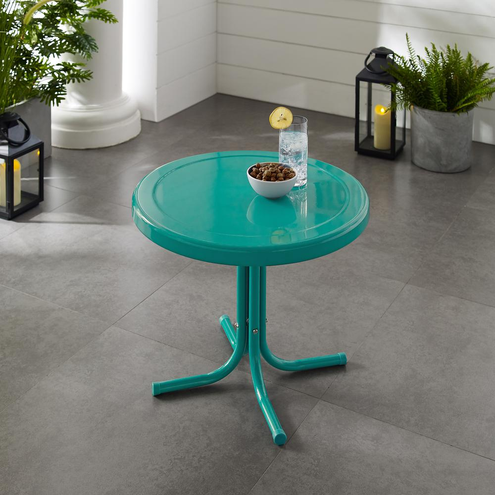 Griffith Outdoor Side Table Turquoise