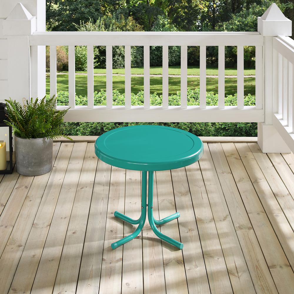 Griffith Outdoor Side Table Turquoise