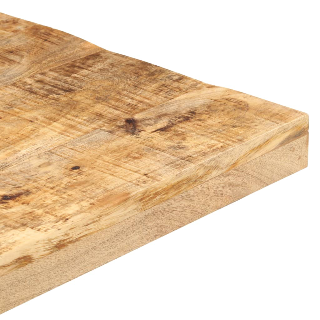 vidaXL Bistro Table Square 19.7"x19.7"x29.5" Rough Mango Wood