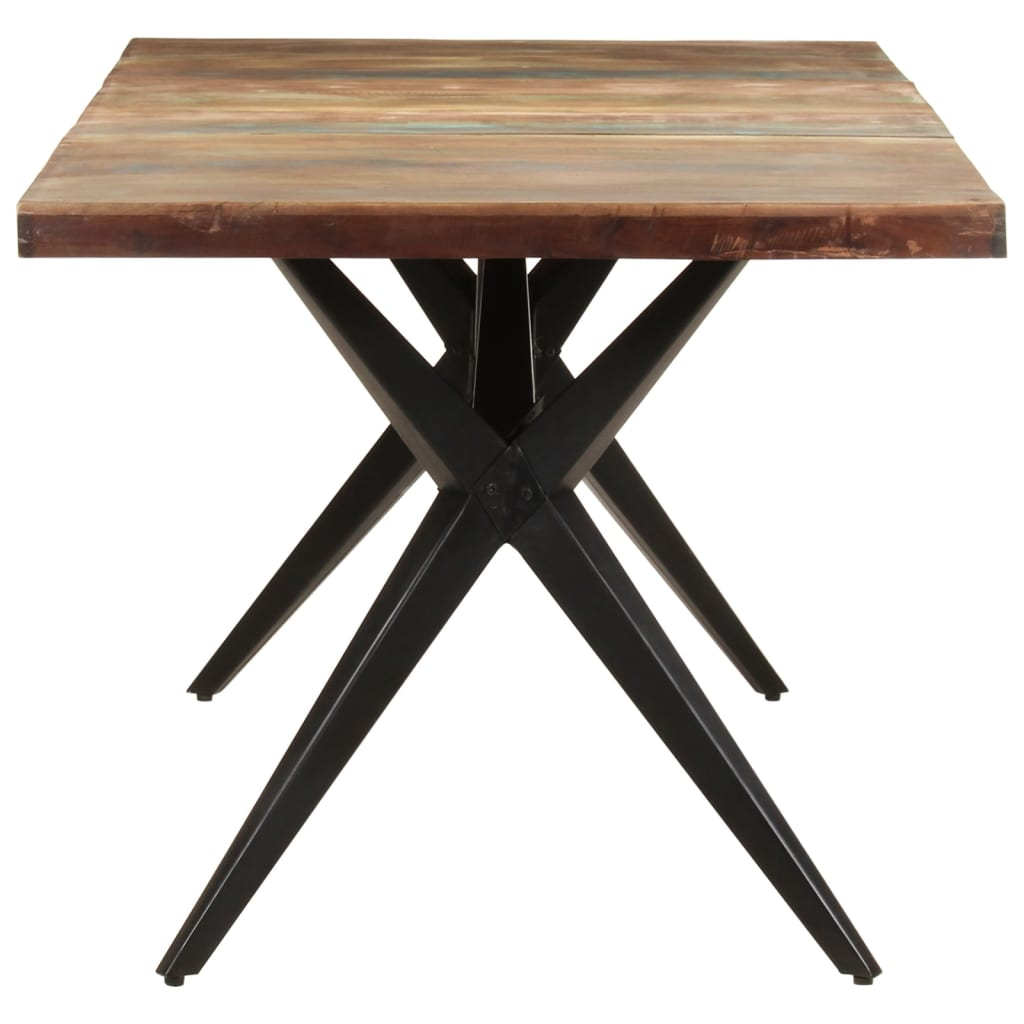 vidaXL Dining Table 70.9"x35.4"x29.9" Solid Reclaimed Wood