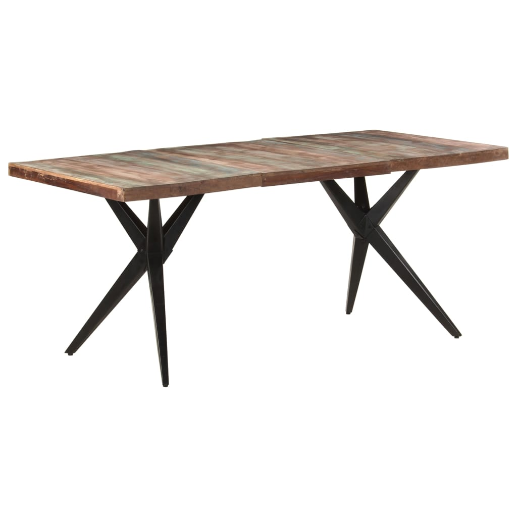 vidaXL Dining Table 70.9"x35.4"x29.9" Solid Reclaimed Wood