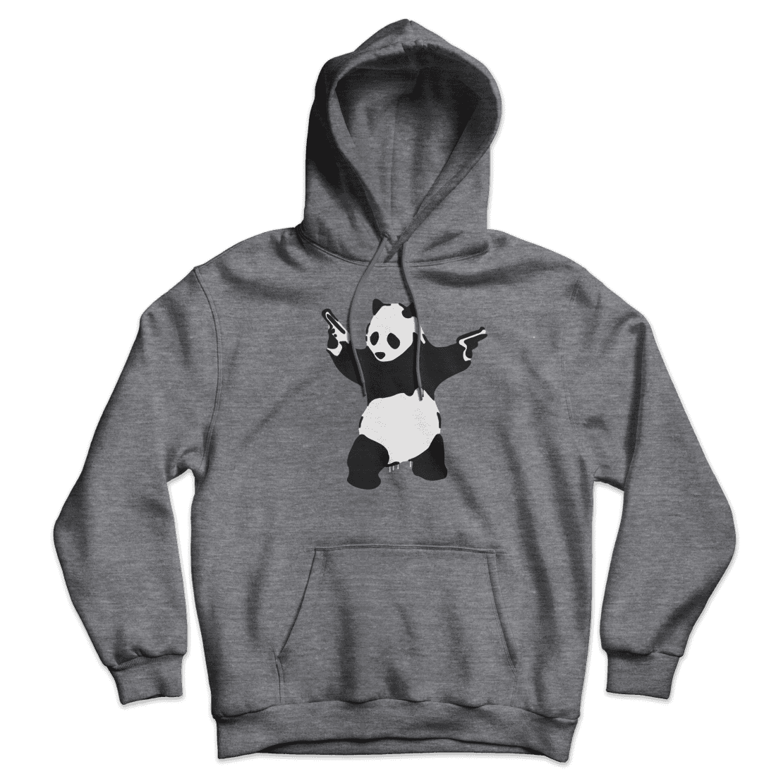 Banksy Pandamonium Armed Panda Unisex Hoodie