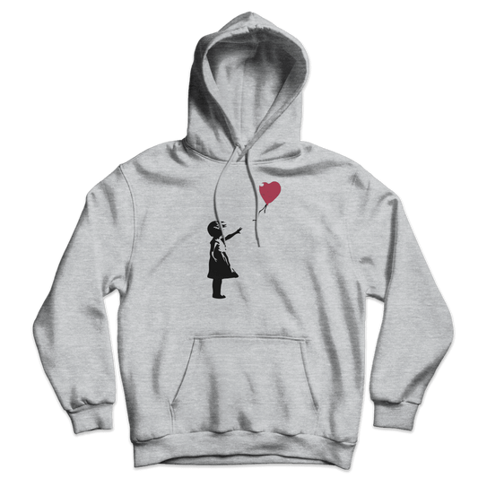 Banksy The Girl with a Red Balloon Artwork Unisex Hoodie