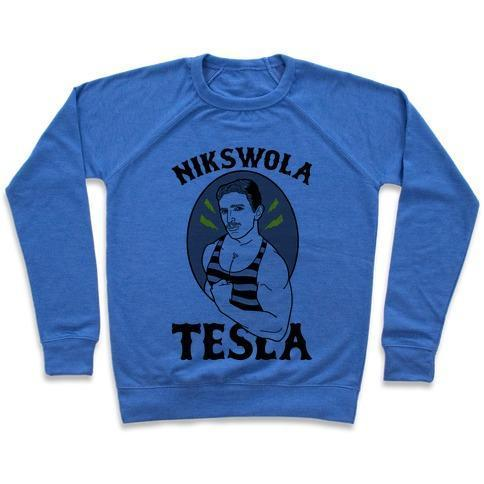 NIKSWOLA TESLA CREWNECK SWEATSHIRT