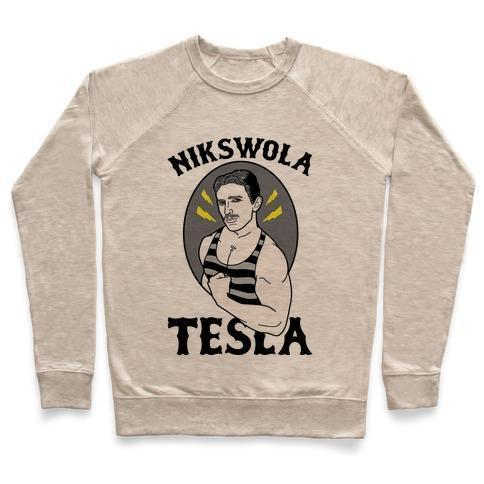 NIKSWOLA TESLA CREWNECK SWEATSHIRT