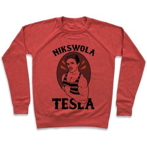 NIKSWOLA TESLA CREWNECK SWEATSHIRT