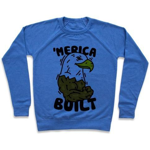 'MERICA BUILT CREWNECK SWEATSHIRT