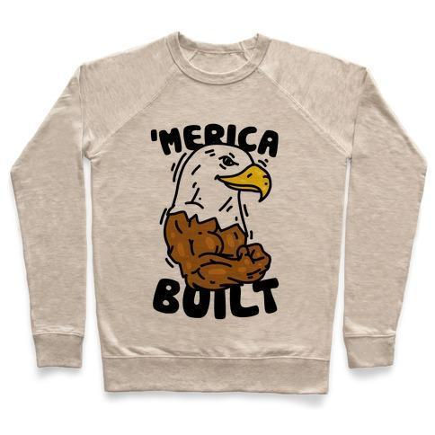 'MERICA BUILT CREWNECK SWEATSHIRT