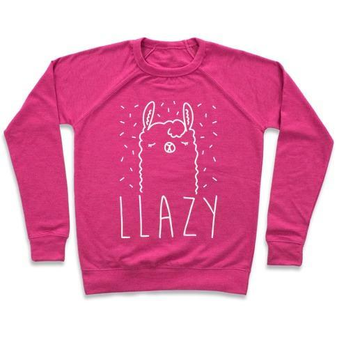 LLAZY LLAMA CREWNECK SWEATSHIRT