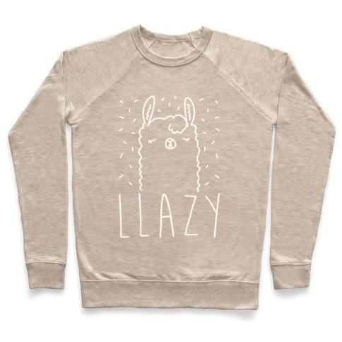 LLAZY LLAMA CREWNECK SWEATSHIRT