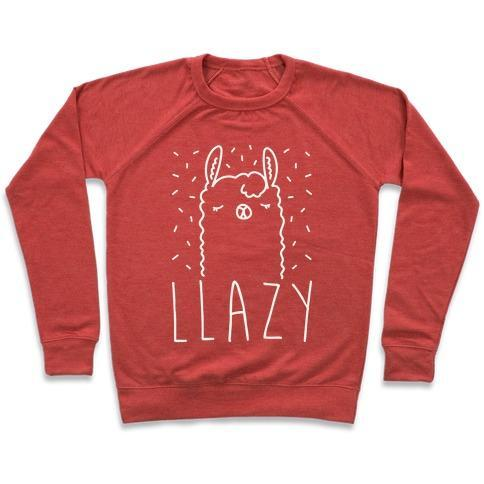 LLAZY LLAMA CREWNECK SWEATSHIRT