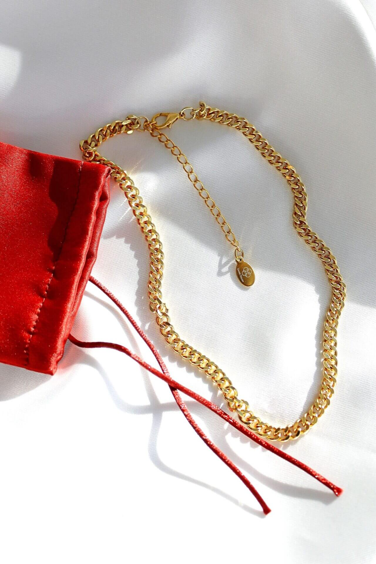 24K Thick Cuban Chain Choker