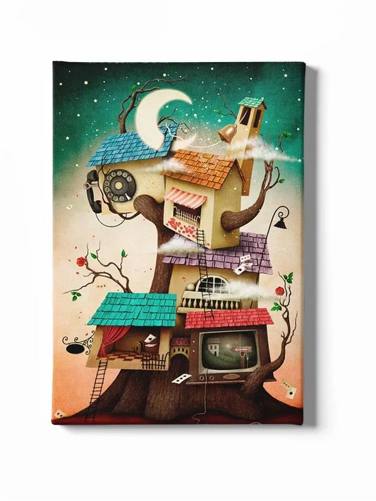 Tree Houses Canvas -Image by Shutterstock