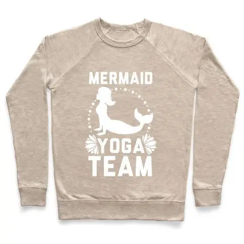 MERMAID YOGA TEAM CREWNECK SWEATSHIRT