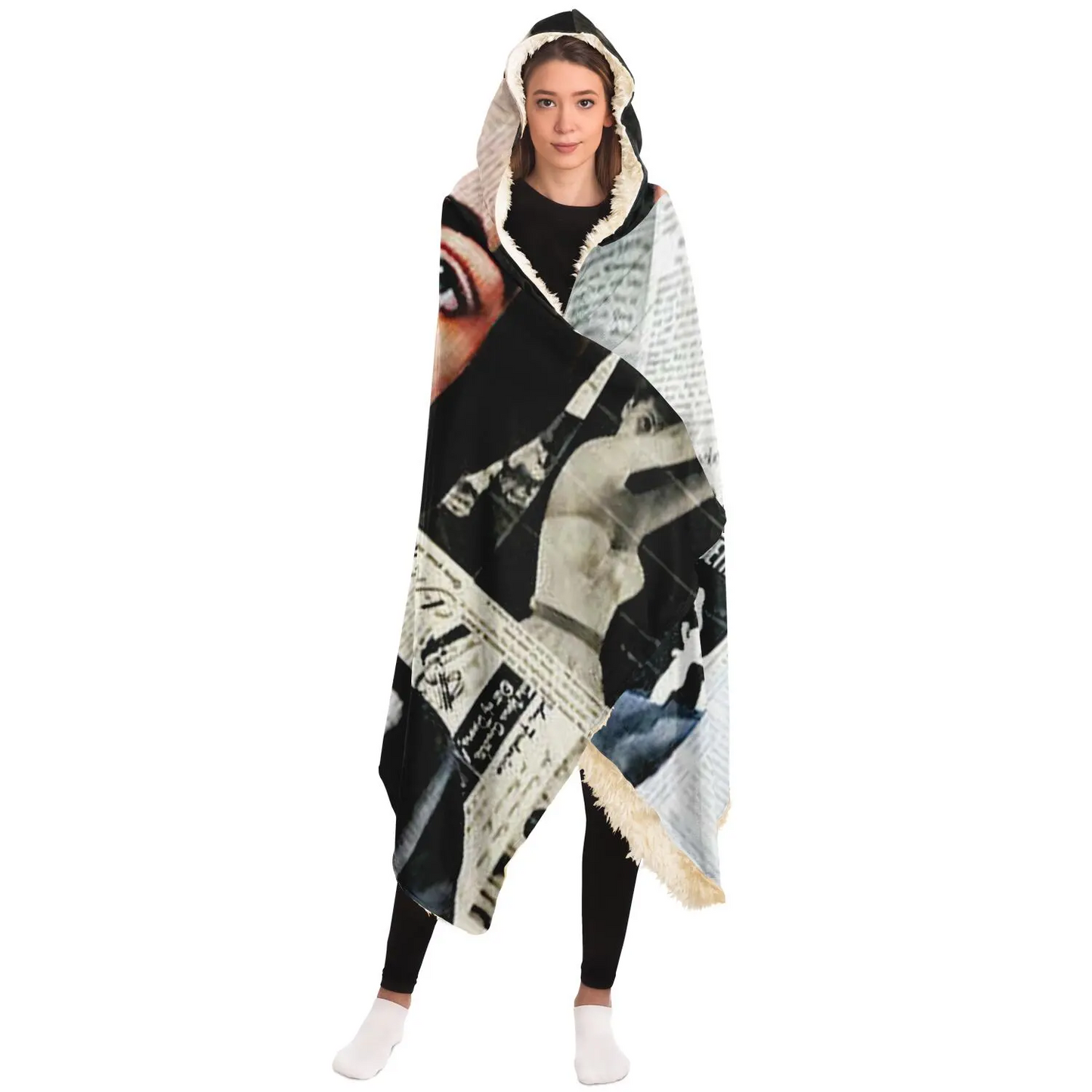 Fashion For Fiction Hooded Blanket