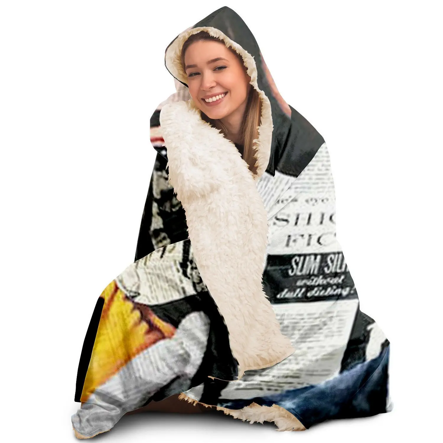 Fashion For Fiction Hooded Blanket