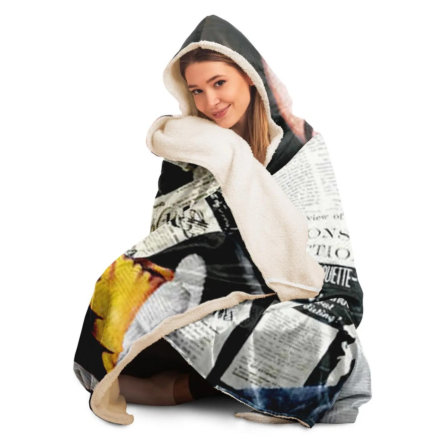 Fashion For Fiction Hooded Blanket