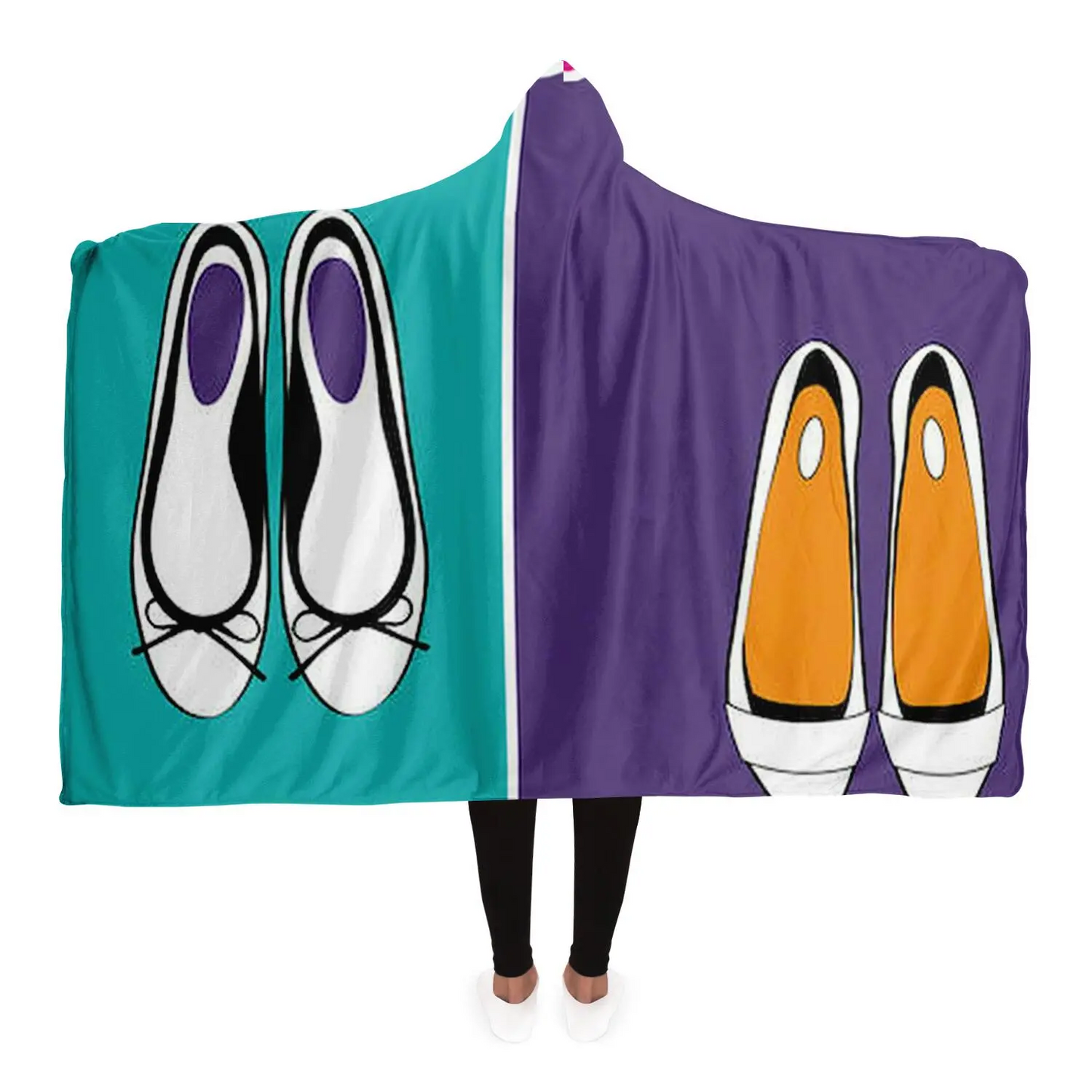 Bold Flats Hooded Blanket