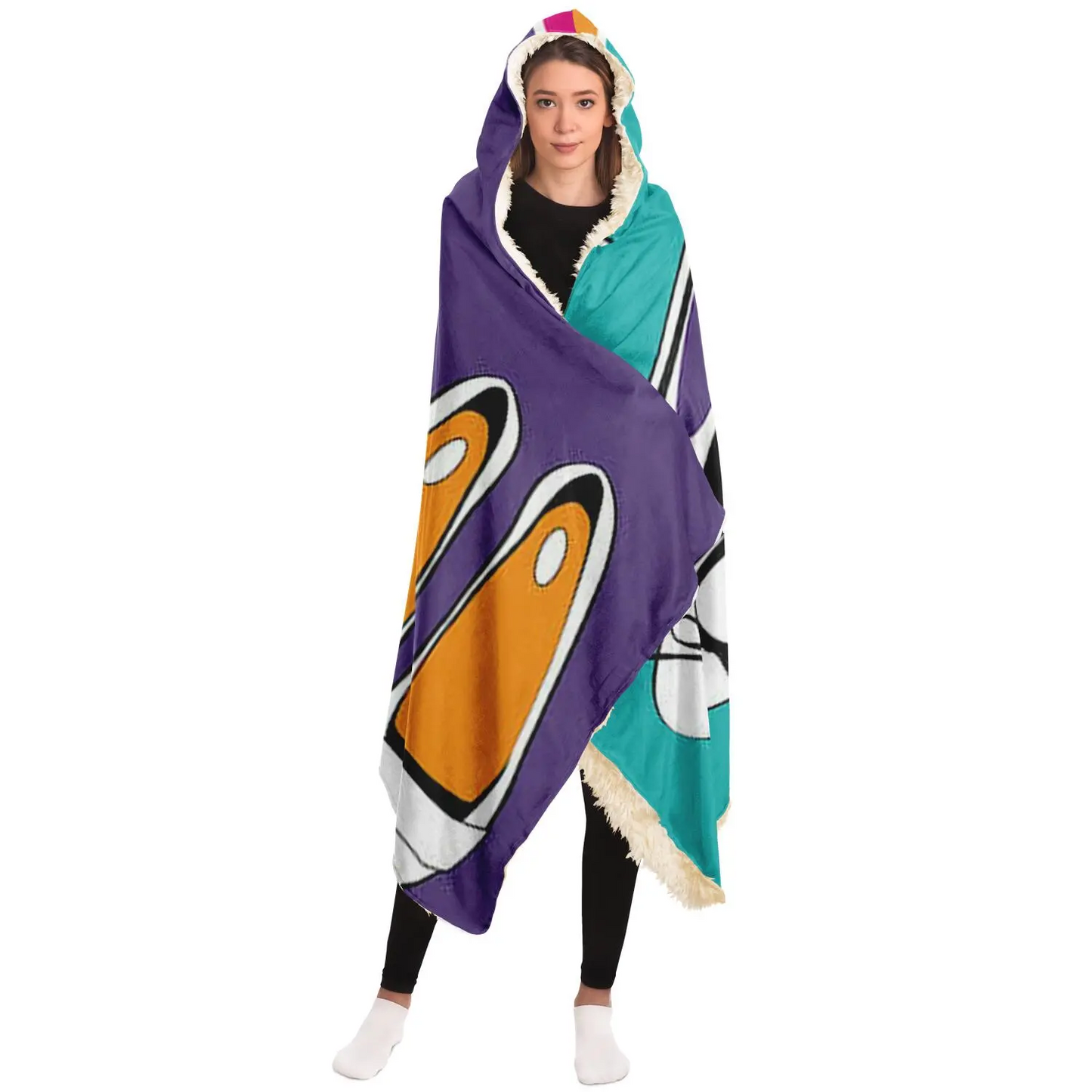 Bold Flats Hooded Blanket