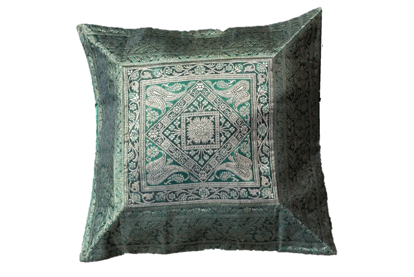 Brocade Silk decorative throw pillow case