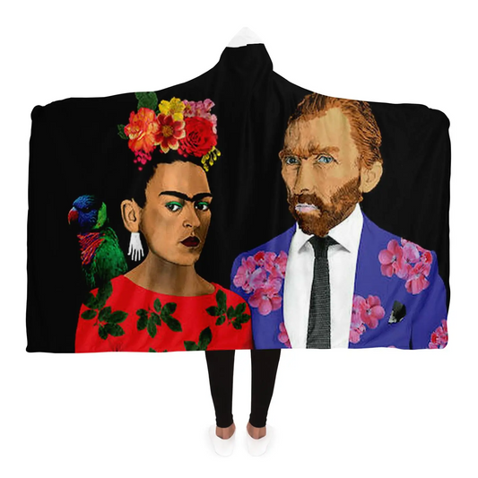 Frida & Gogh Hooded Blanket