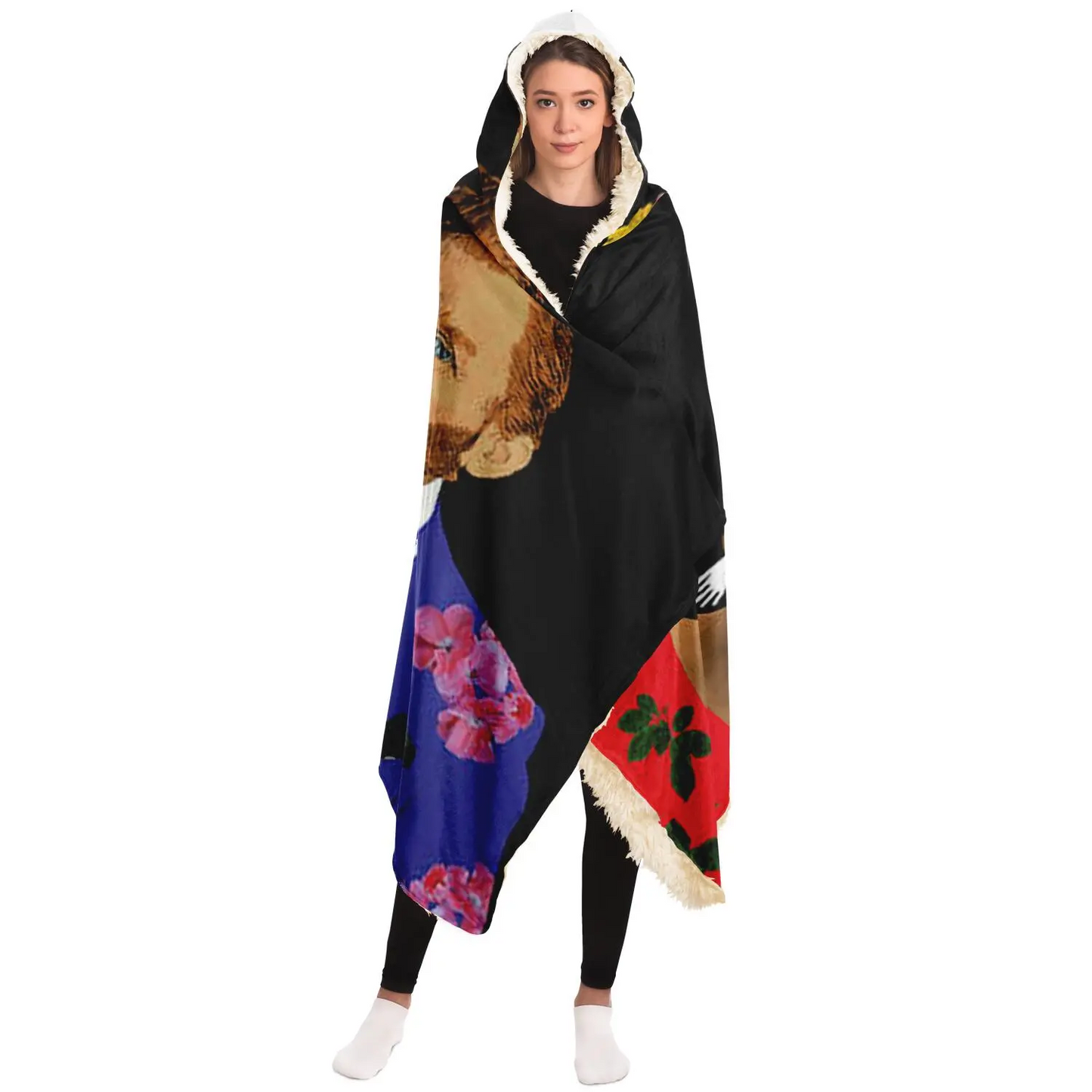 Frida & Gogh Hooded Blanket