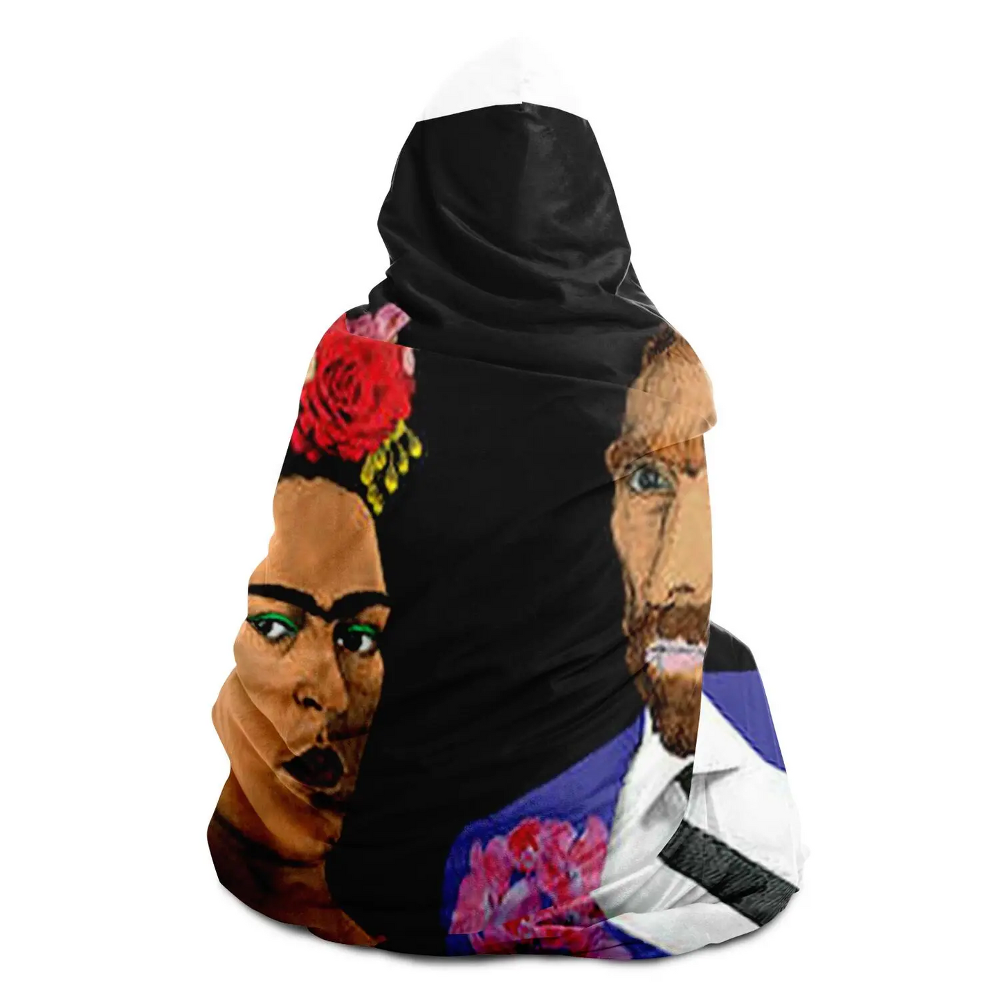 Frida & Gogh Hooded Blanket