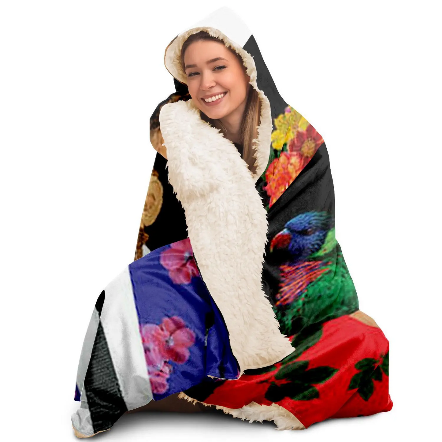 Frida & Gogh Hooded Blanket