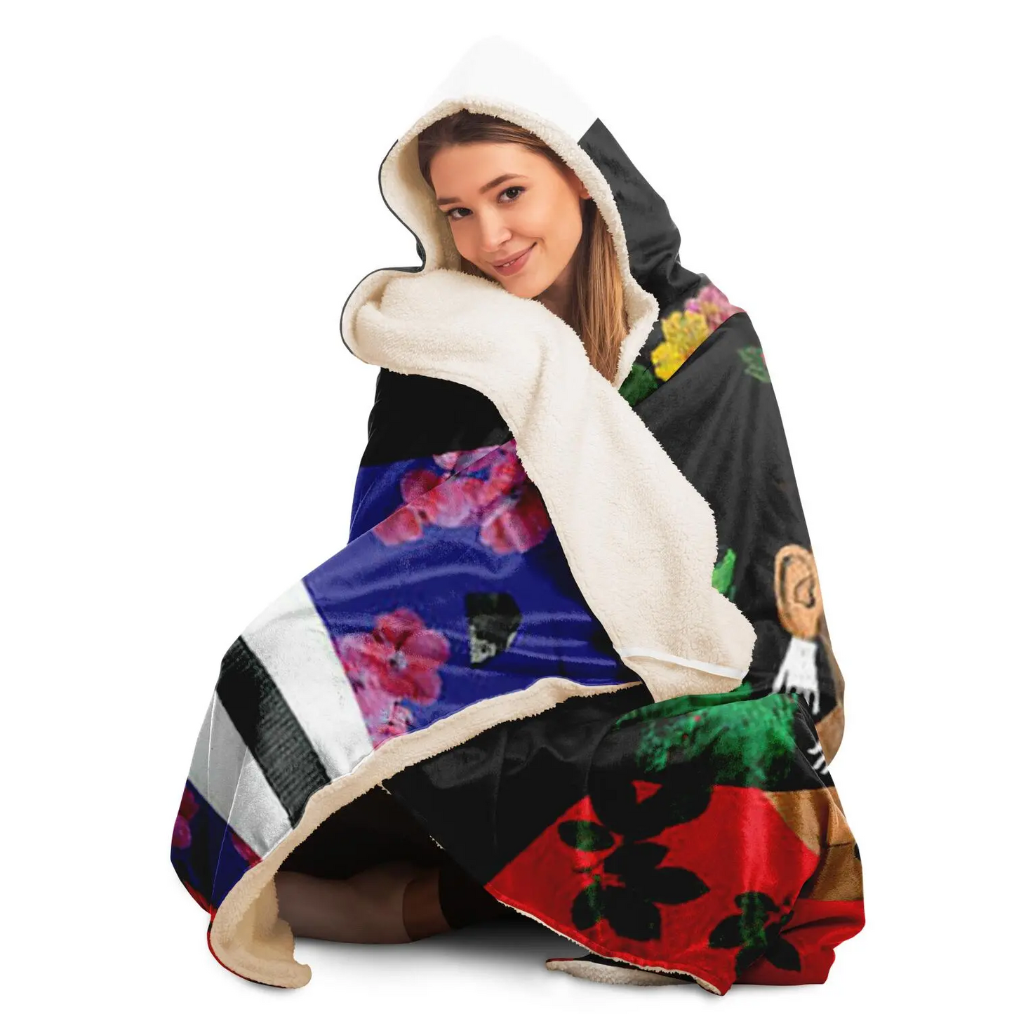 Frida & Gogh Hooded Blanket