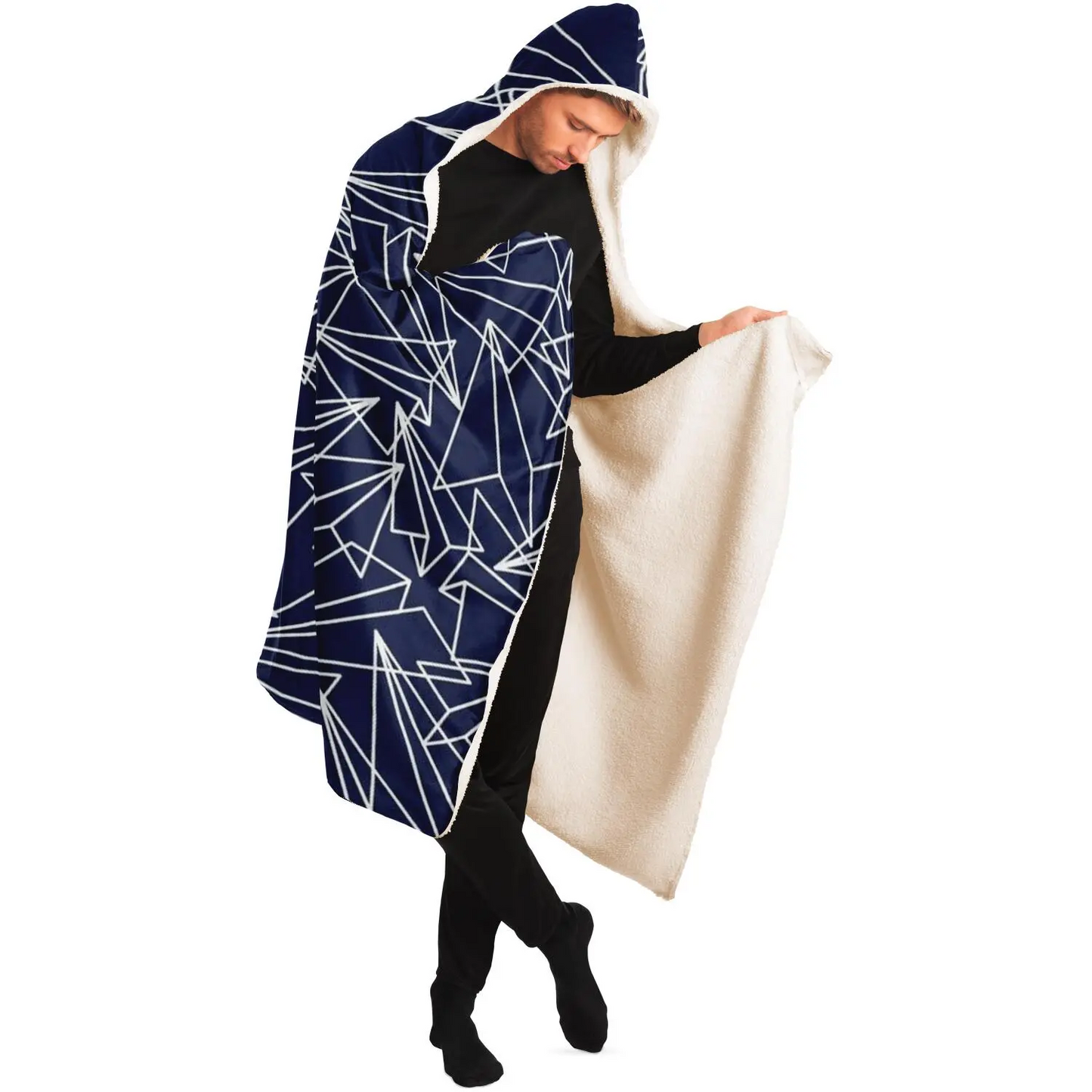 Paper Plane Hooded Blanket