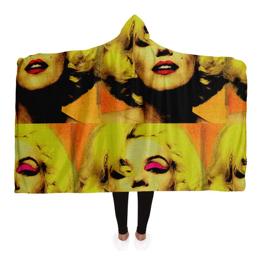 Pop Art Monroe Hooded Blanket