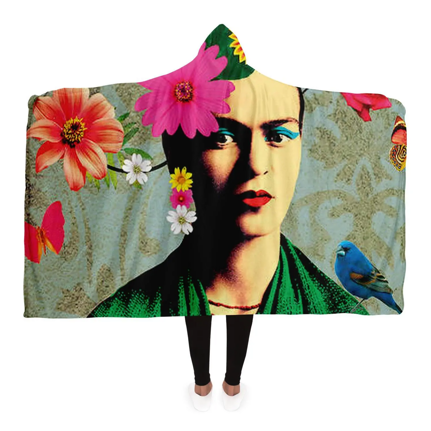 Frida Passion Hooded Blanket