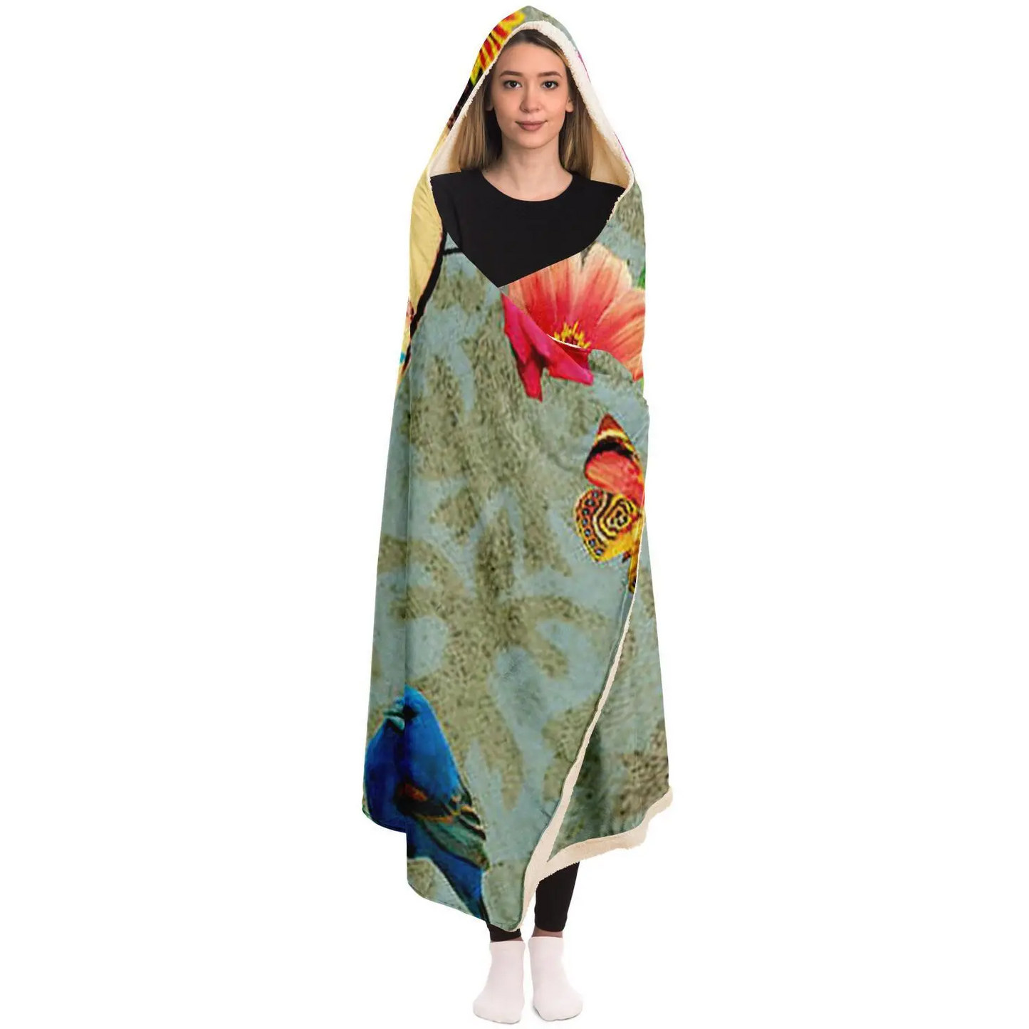 Frida Passion Hooded Blanket