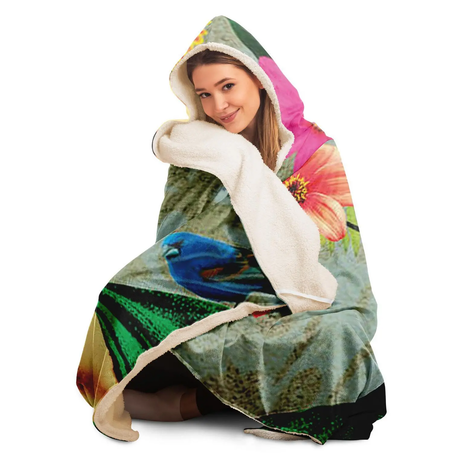 Frida Passion Hooded Blanket