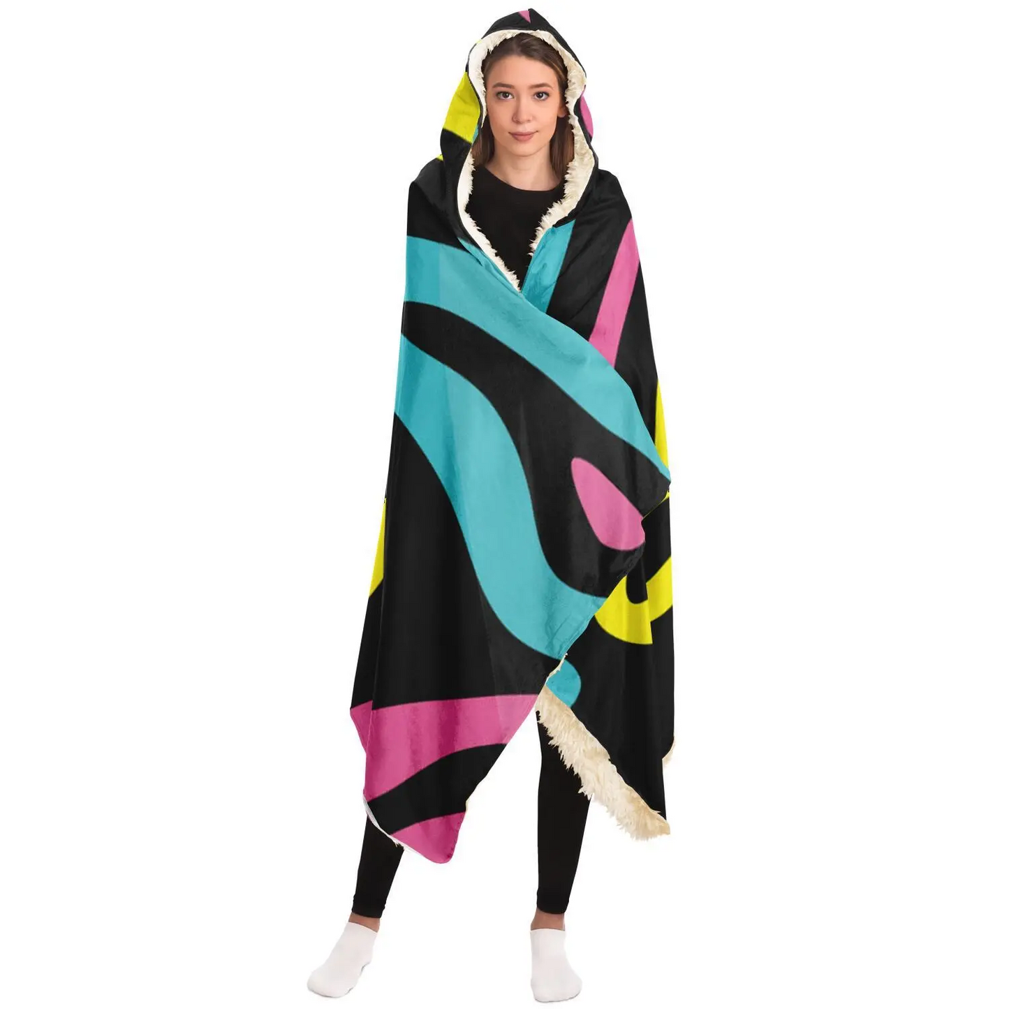 Shapes Hooded Blanket