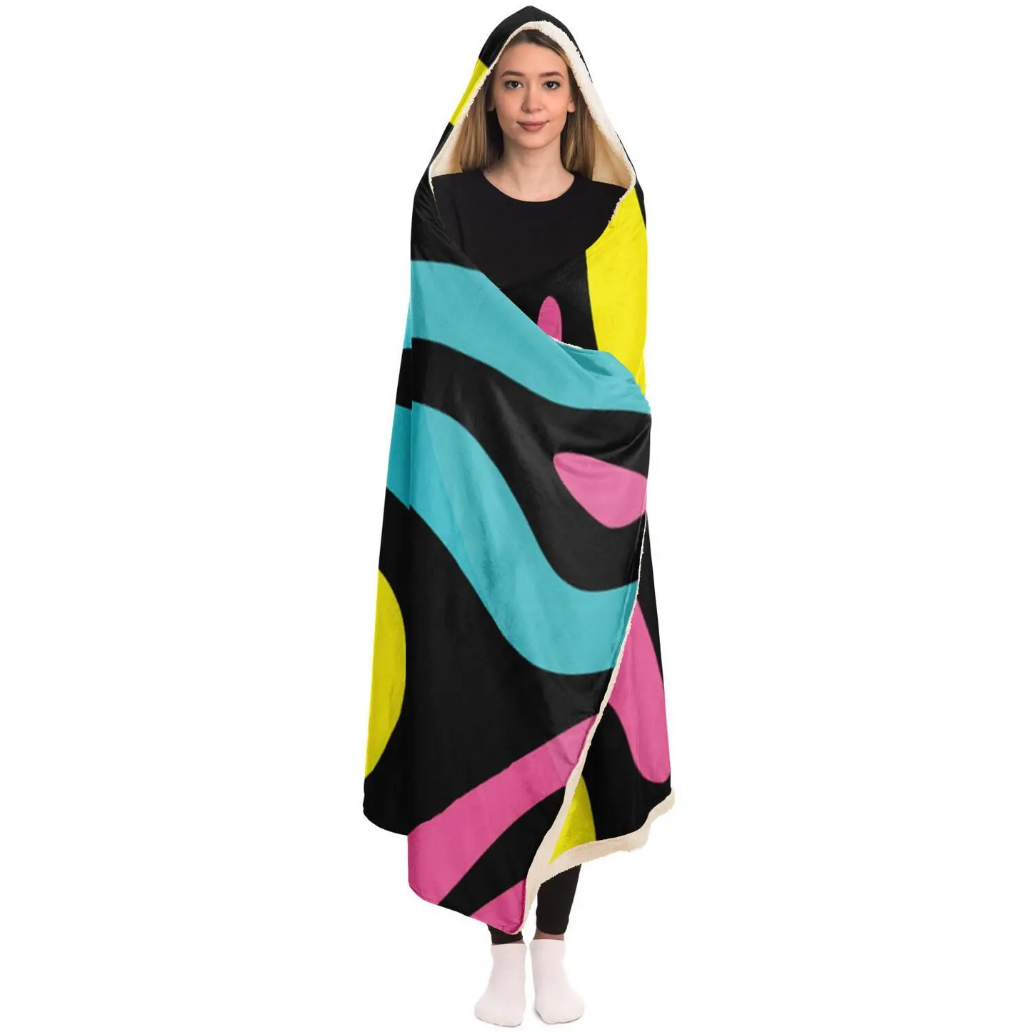 Shapes Hooded Blanket