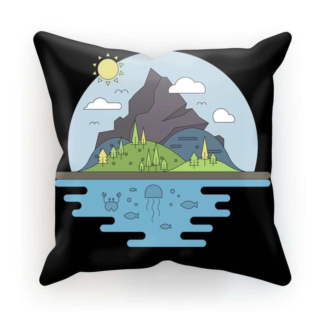 Mountains World II Cushion