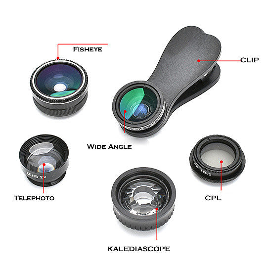 Kaleidoscope 5 In 1 Photo Magic Lens Set