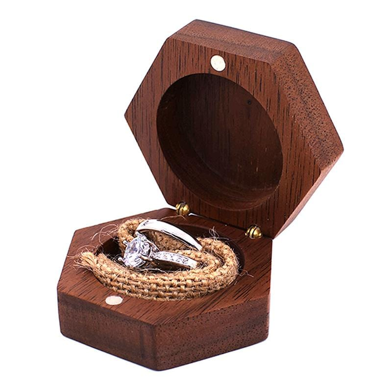 Wedding Engagement Ring Bearer Box